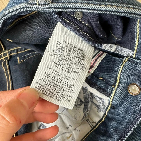 Pilcro & The Letterpress Anthropologie SERIF Blue Stretch Skinny Jeans Womens 27 - Picture 5 of 6